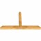 Ekena Millwork Portland Rough Sawn Timber Gable Bracket, Western Red Cedar, 60"W x 35"H x 4"D x 4"F, 14/12 Pitch GBW060X35X0404POR00RWR - alternate 3